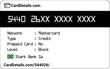 Card Details: 544026