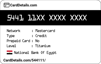 Card Details: 544111