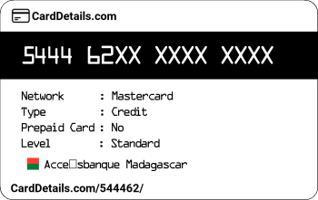 Card Details: 544462