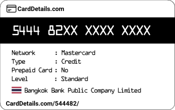 Card Details: 544482