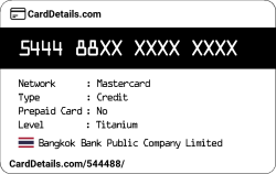 Card Details: 544488