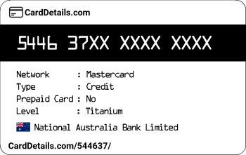 Card Details: 544637