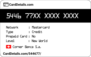 Card Details: 544677