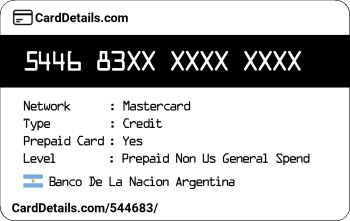 Card Details: 544683