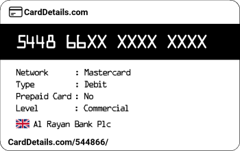 Card Details: 544866