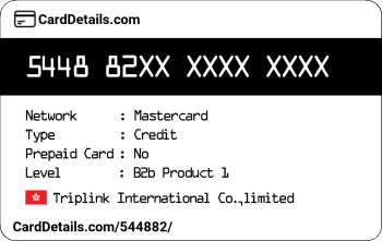 Card Details: 544882