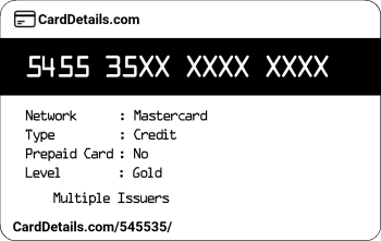 Card Details: 545535