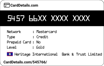 Card Details: 545766