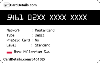 Card Details: 546102