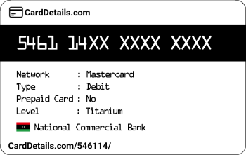 Card Details: 546114