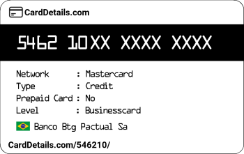 Card Details: 546210