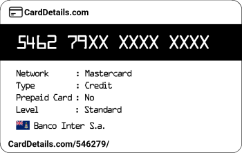 Card Details: 546279