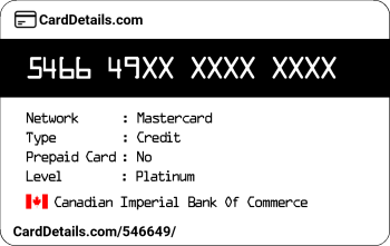 Card Details: 546649
