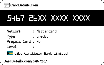 Card Details: 546726