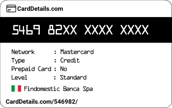 Card Details: 546982