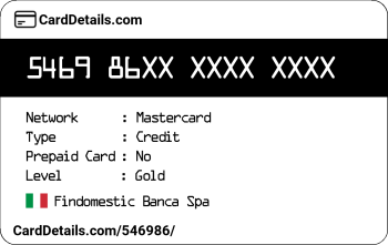 Card Details: 546986