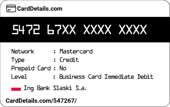 Card Details: 547267