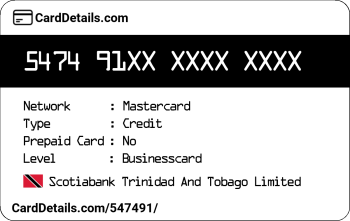 Card Details: 547491
