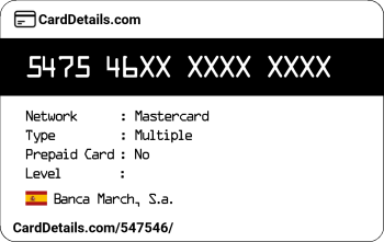 Card Details: 547546