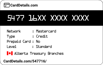 Card Details: 547716