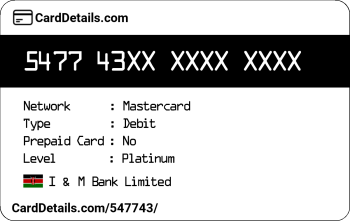 Card Details: 547743