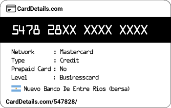 Card Details: 547828