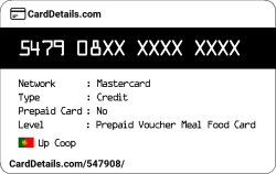 Card Details: 547908
