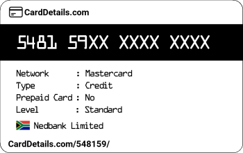 Card Details: 548159