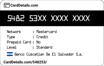 Card Details: 548253