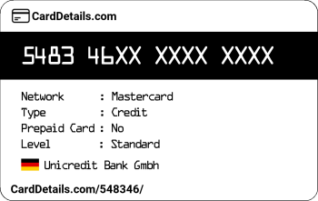 Card Details: 548346