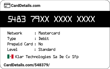 Card Details: 548379