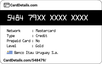 Card Details: 548479