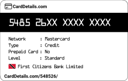 Card Details: 548526