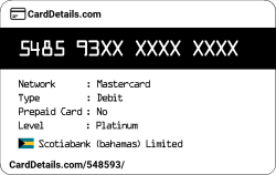 Card Details: 548593