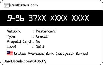 Card Details: 548637