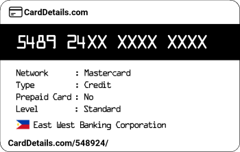 Card Details: 548924