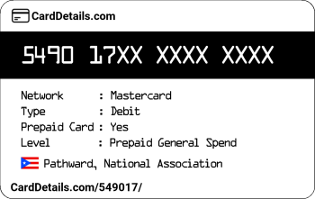 Card Details: 549017