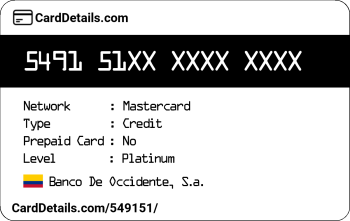 Card Details: 549151
