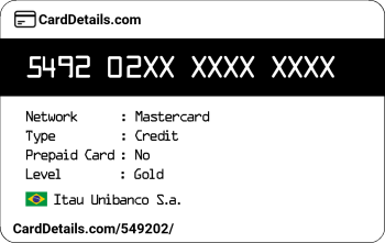 Card Details: 549202