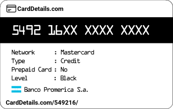 Card Details: 549216