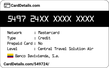 Card Details: 549724