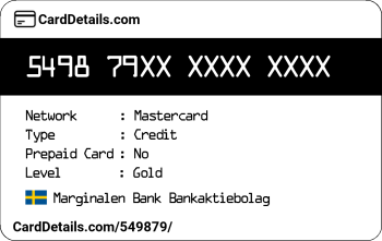 Card Details: 549879