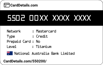 Card Details: 550200