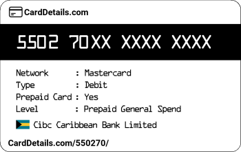 Card Details: 550270