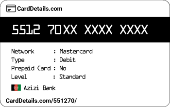 Card Details: 551270