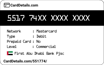 Card Details: 551774
