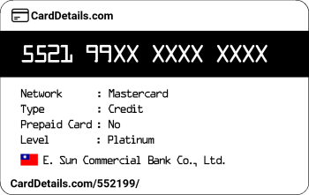 Card Details: 552199