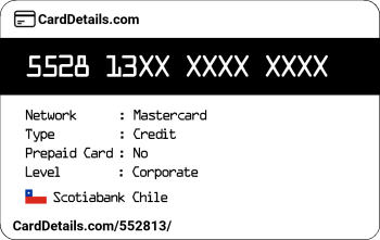 Card Details: 552813