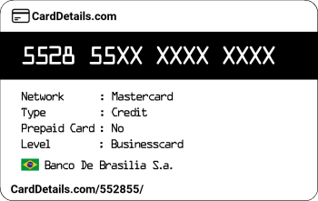 Card Details: 552855