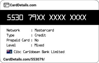 Card Details: 553079
